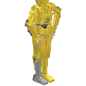 CUSTOM building INSTRUCTION Manual for C-3POLego MOC