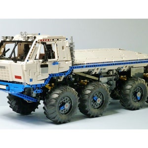 CustomLEGO MOC building INSTRUCTION Manual for ATV Truck 8x8