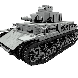 Manuale di istruzioni per la costruzione del carro armato Lego MOC Panzer IV