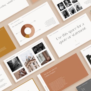 Minimal e-learning presentation template | Powerpoint template business | Powerpoint Template