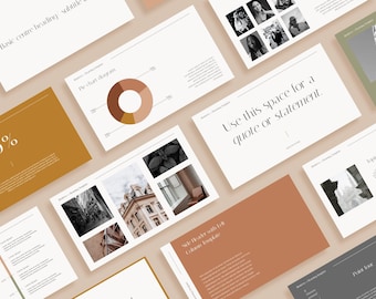 Minimal E-Learning Presentation Template | 40+ Google Slides & PowerPoint Slides (Digital Download)