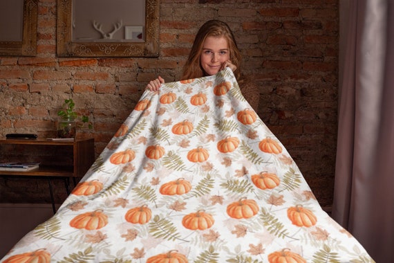 Cute Halloween Blanket Pumpkin Blanket Fall Throws and Blankets Cozy Fall Blanket Cozy Fall Home Decor Fall Country Farmhouse Decor Etsy Canada