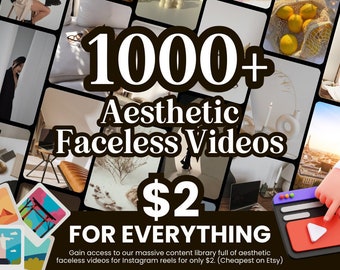 1000+ Aesthetic Video Reels Boss Babe Story Master Resell Rights MRR & Private Label Rights PLR DFY Instagram Templates Digital Marketer