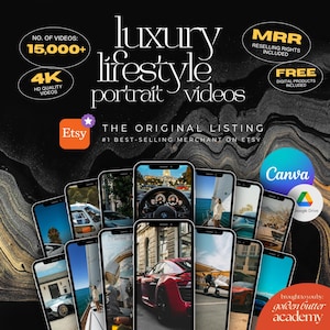 Oltre 15.000 video virali sullo stile di vita ricco e di lusso, auto, yacht, aerei, milionari - TikTok, Instagram, YouTube Shorts - Download immediato