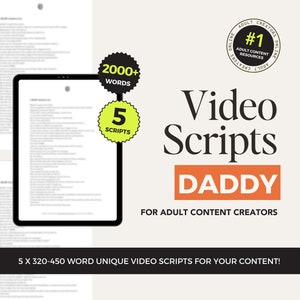 Daddy Roleplay JOI Scripts for OnlyFans – Video Scripts for Adult Content Creators, ManyVids Ideas