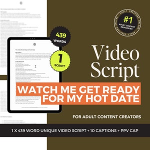 Watch Me Get Ready for My Hot Date Script – OnlyFans PPV CAPS, Captions & Games