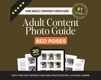Bed Poses Adult Content Photo Guide, Onlyfans Content Ideas, Adult Model Photo Ideas, Posing Tecnhiques for Onlyfans, Onlyfans Beginner Help