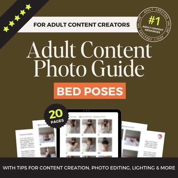 Bed Poses Adult Content Photo Guide, Onlyfans Content Ideas, Adult Model Photo Ideas, Posing Tecnhiques for Onlyfans, Onlyfans Beginner Help