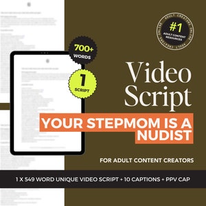 Your Stepmom is a Nudist Script – OnlyFans PPV CAPS, Captions & Games