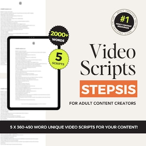 Stepsis Roleplay JOI Scripts for OnlyFans – ManyVids Video Scripts for Adult Creators