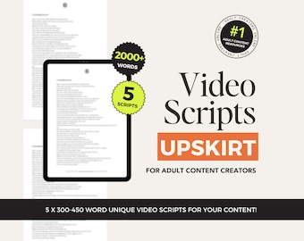 Upskirt JOI Scripts for OnlyFans – Video Scripts for Adult Creators, ManyVids Ideas