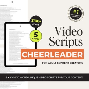Cheerleader Roleplay JOI Video Scripts for OnlyFans – ManyVids Ideas for Camgirls