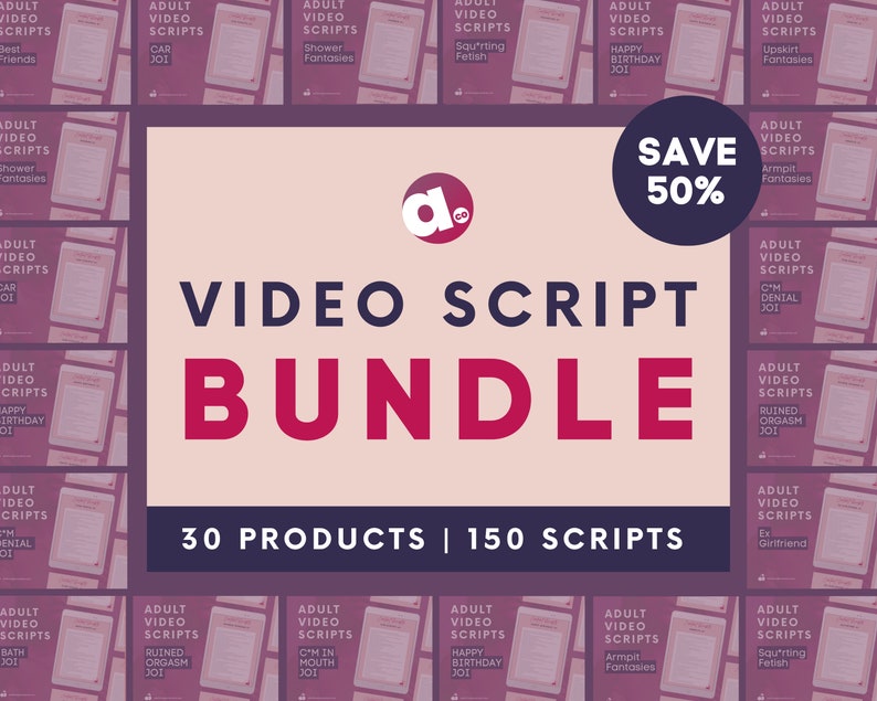 JOI Script Bundle  | Adult Industry JOI Scripts  | Onlyfans JOI Scripts | Twitch Camgirl Snapchat Fansly Scripts 