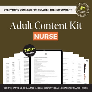 Nurse Roleplay Onlyfans Content Kit, OnlyFans Ideas for Nurses, Onlyfans Captions, Onlyfans PPV Ideas, Onlyfans Post Ideas, Nurse Fantasy