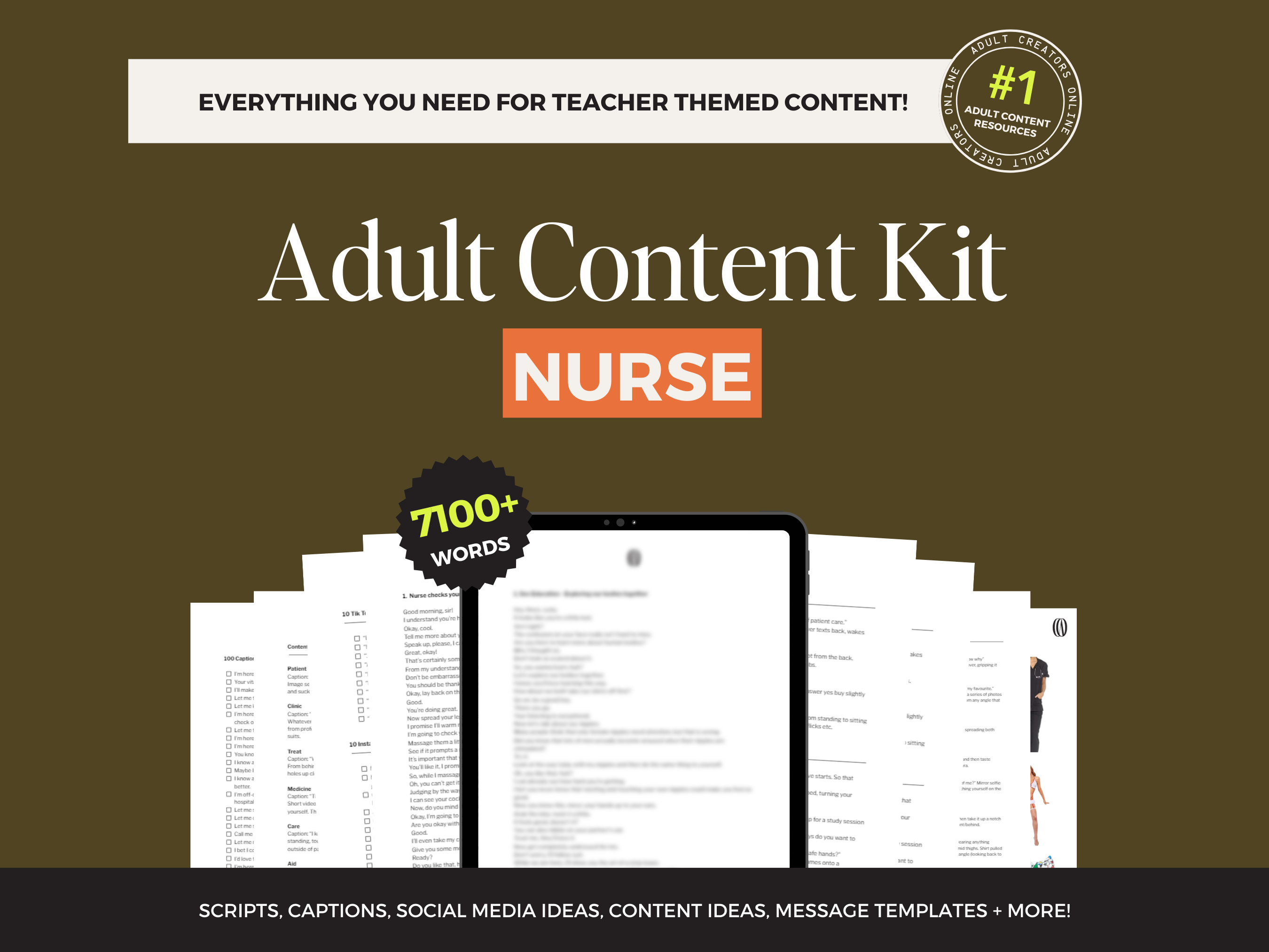 Nurse Roleplay Onlyfans Content Kit, OnlyFans Ideas for Nurses, Onlyfans Captions, Onlyfans PPV Ideas, Onlyfans Post Ideas, Nurse Fantasy