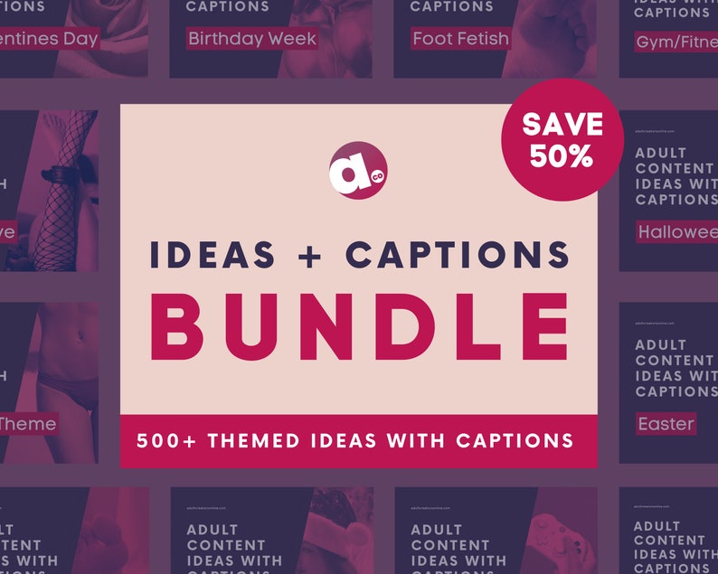 Ideas + Captions Bundle  | Onlyfans Content Ideas  | Onlyfans Caption Ideas | Twitch Camgirl Snapchat Fansly Content 