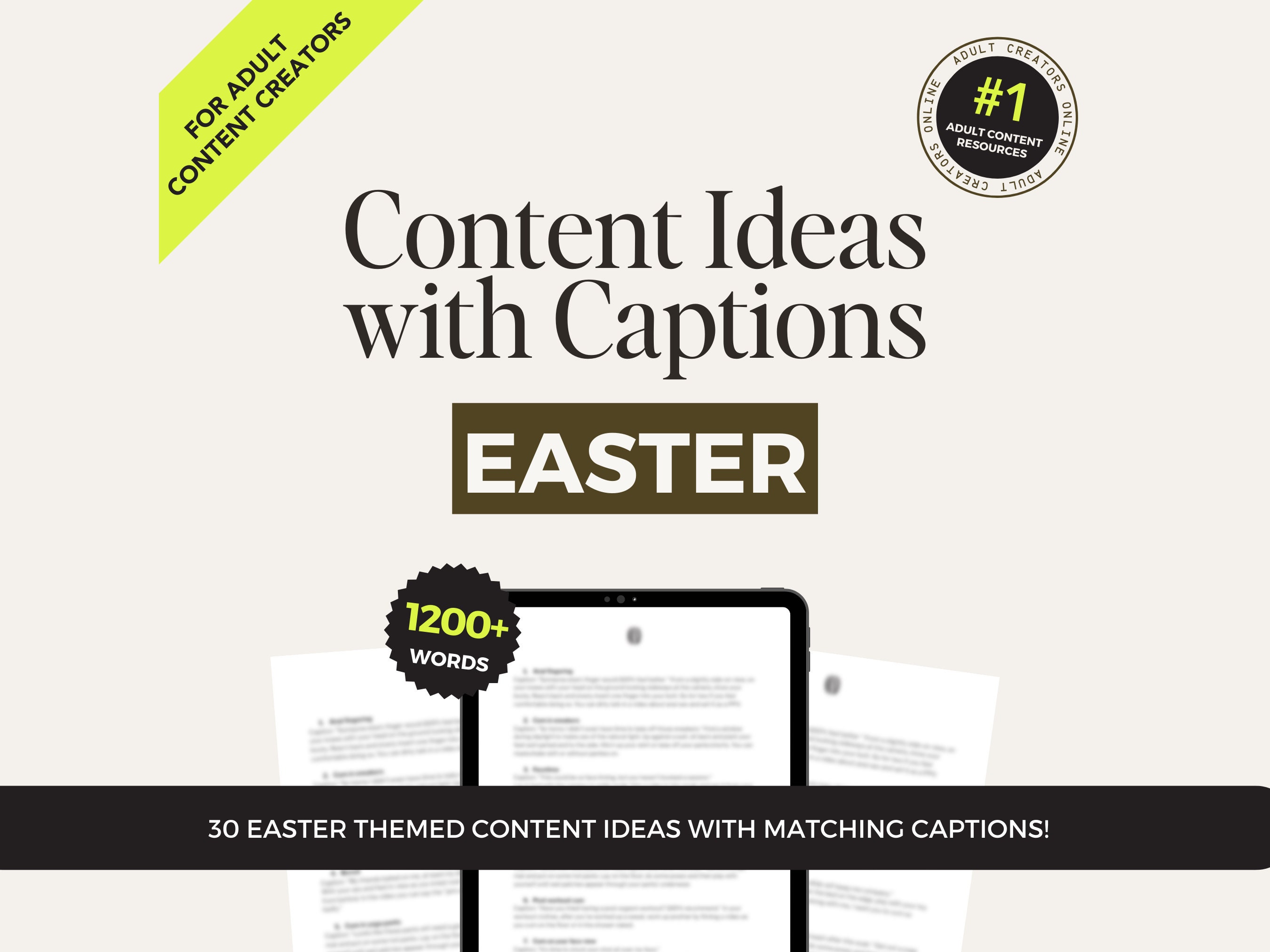 Easter Content ideas for Onlyfans, NSFW Captions for Camgirls and Sex Workers