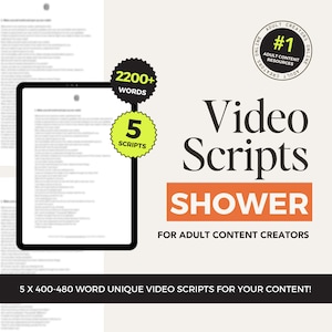 Shower Fantasy JOI Scripts for OnlyFans – ManyVids Video Scripts for Adult Creators