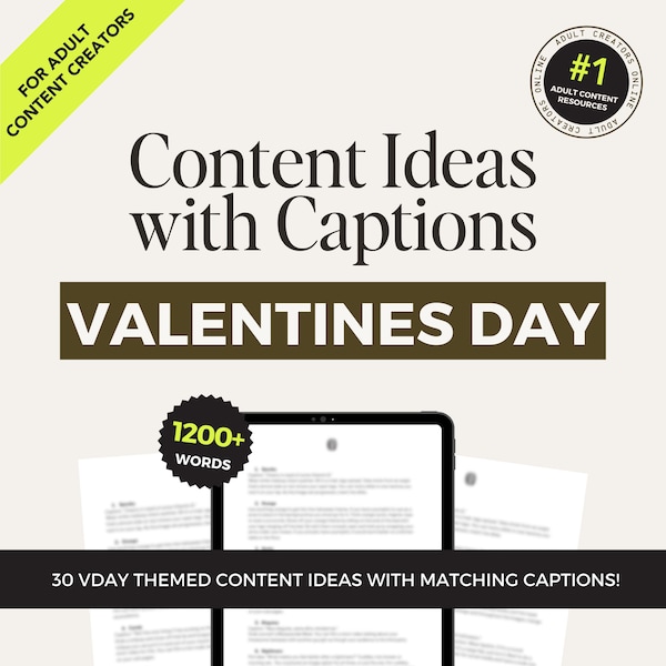 Valentines Day Content ideas for Onlyfans, NSFW Captions for Camgirls and Sex Workers