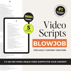 Blowjob JOI Video Scripts for OnlyFans – ManyVids Ideas for Camgirls