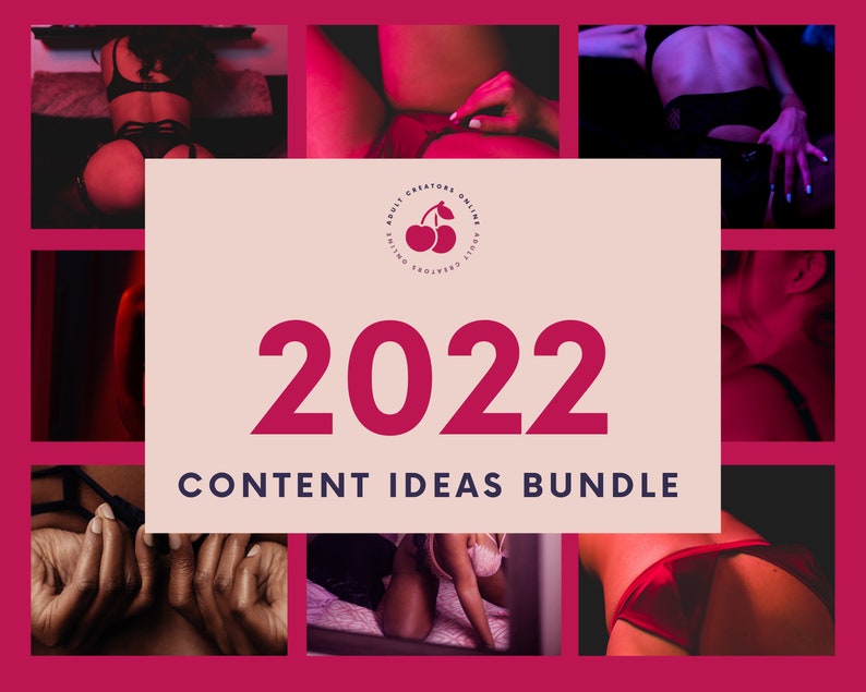 2022 Content Calendar Ideas Bundle | Adult Industry Content Calendar  | Onlyfans Ideas | Twitch Camgirl Snapchat Fansly Content Ideas 