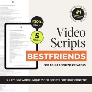 Bestfriend Fantasy JOI Scripts for Onlyfans, Video Scripts for Adult Content Creators, Manyvids Ideas for Camgirls