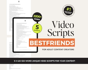 Bestfriend Fantasy JOI Scripts for Onlyfans, Video Scripts for Adult Content Creators, Manyvids Ideas for Camgirls