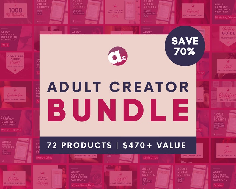 Adult Content Creator Bundle | Onlyfans Products | Onlyfans Model Help | Adult Content Scripts Ideas | Twitch Camgirl Snapchat Fansly Bundle 