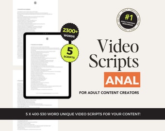 Solo Anal JOI Scripts for OnlyFans – ManyVids Video Scripts for Adult Creators