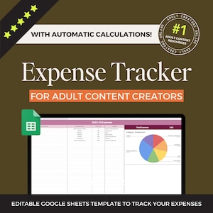 Expense Tracker for Adult Content Creators, Track Onlyfans Expenses