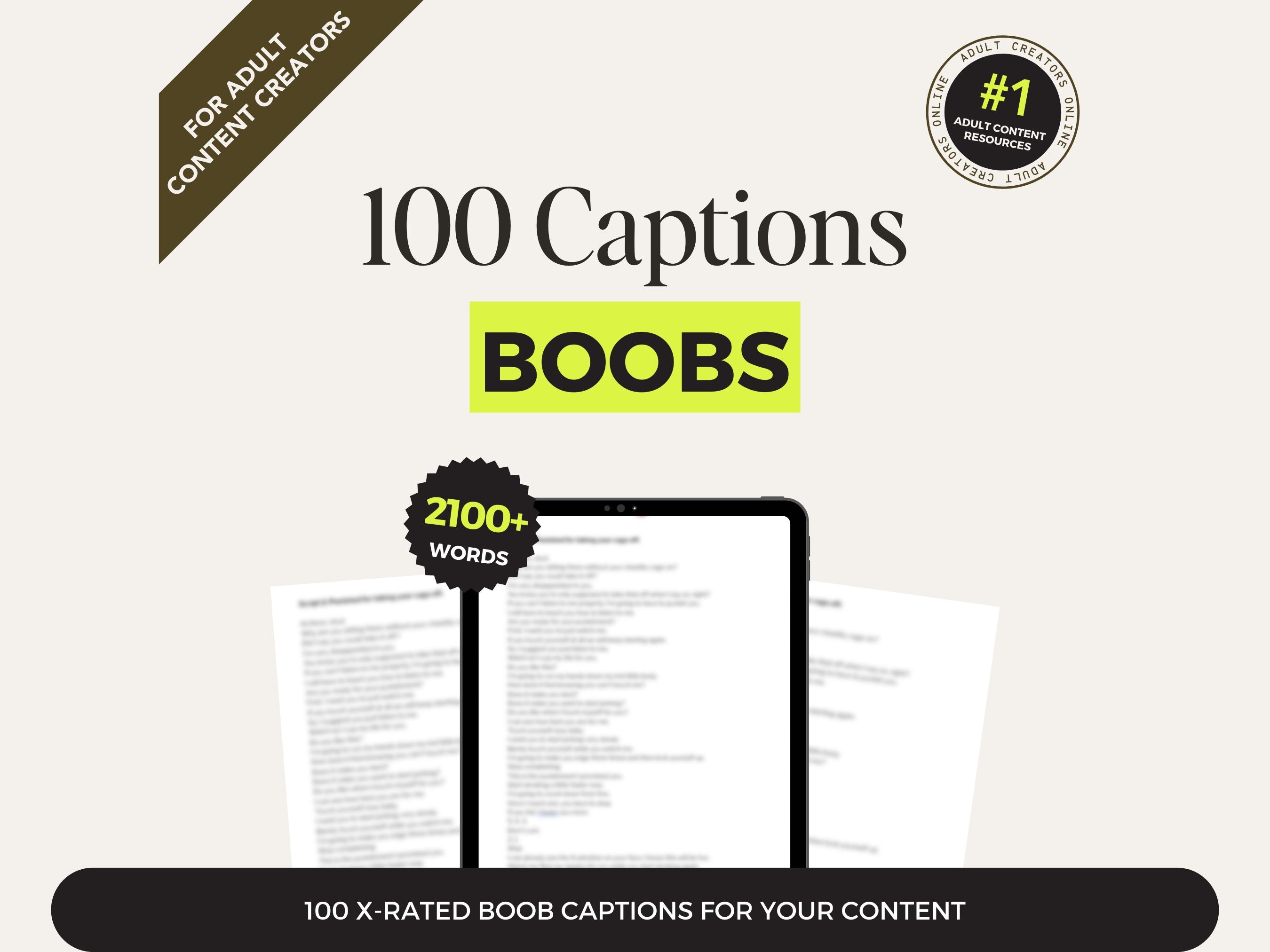 Boobs Captions for Onlyfans, Caption ideas for Onlyfans, Post caption ideas for Onlyfans, Picture Caption Ideas