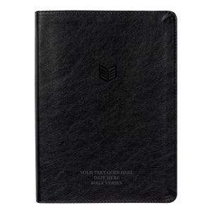 Custom CSB Bible Christian Standard Bible - Community Study Bible - She Reads Truth - Black Faux Leather Custom Bible Cover - Religious Gift