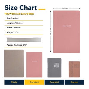 Personalized NKJV Bible New King James Version Faux Leather Holy Bible with Custom Name Small Print with Red - Highlighted Verses Pink | Shepherds Shelf - Shepherds Shelf