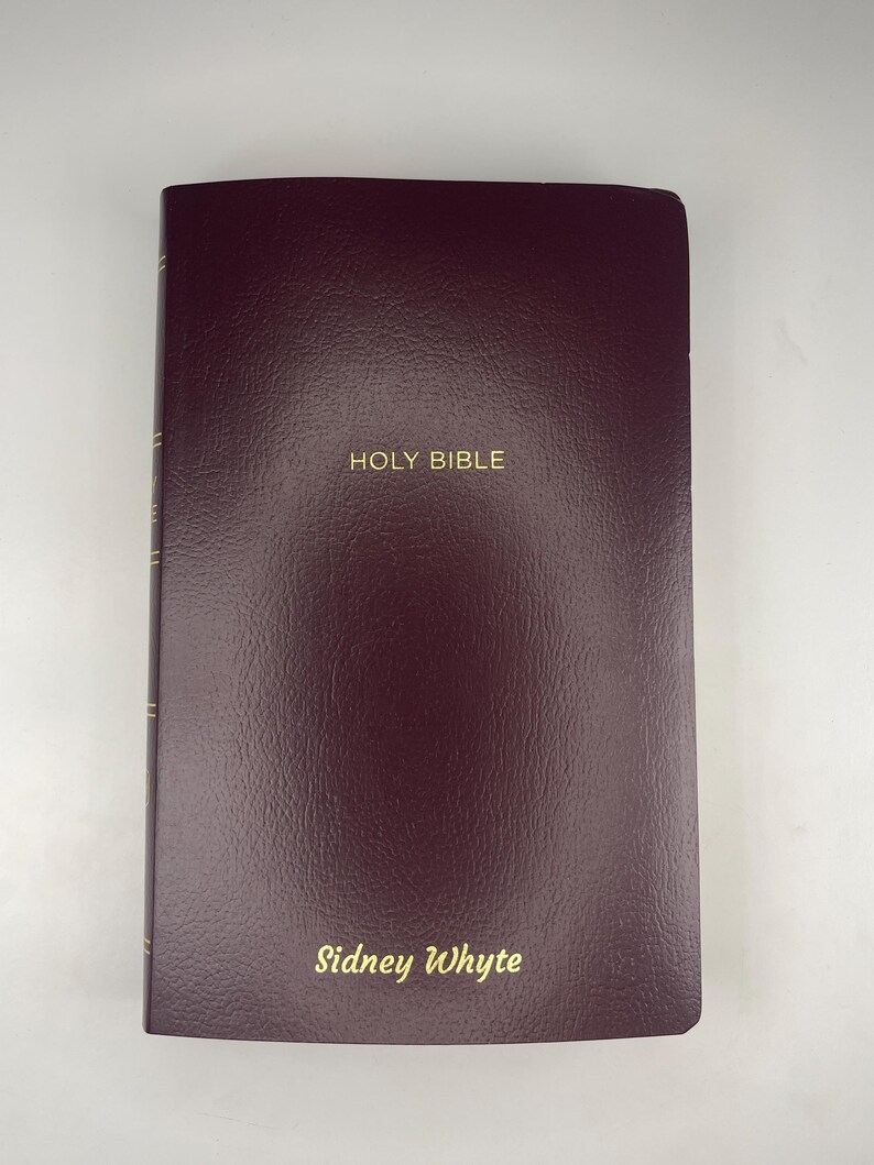 Personalized NKJV Bible New King James Version Faux Leather Holy Bible ...