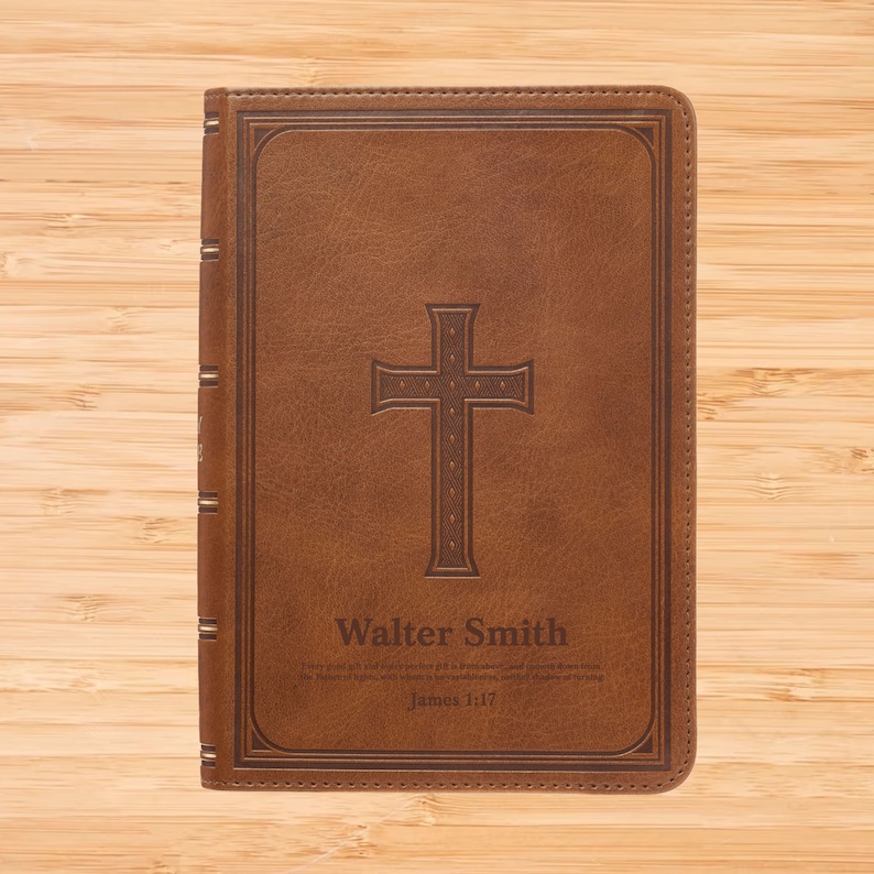 Personalized KJV Bible King James Version With Celtic Cross Design ...