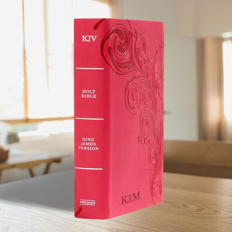 Personalized KJV Bible King James Version - Large Print Personal Size ...