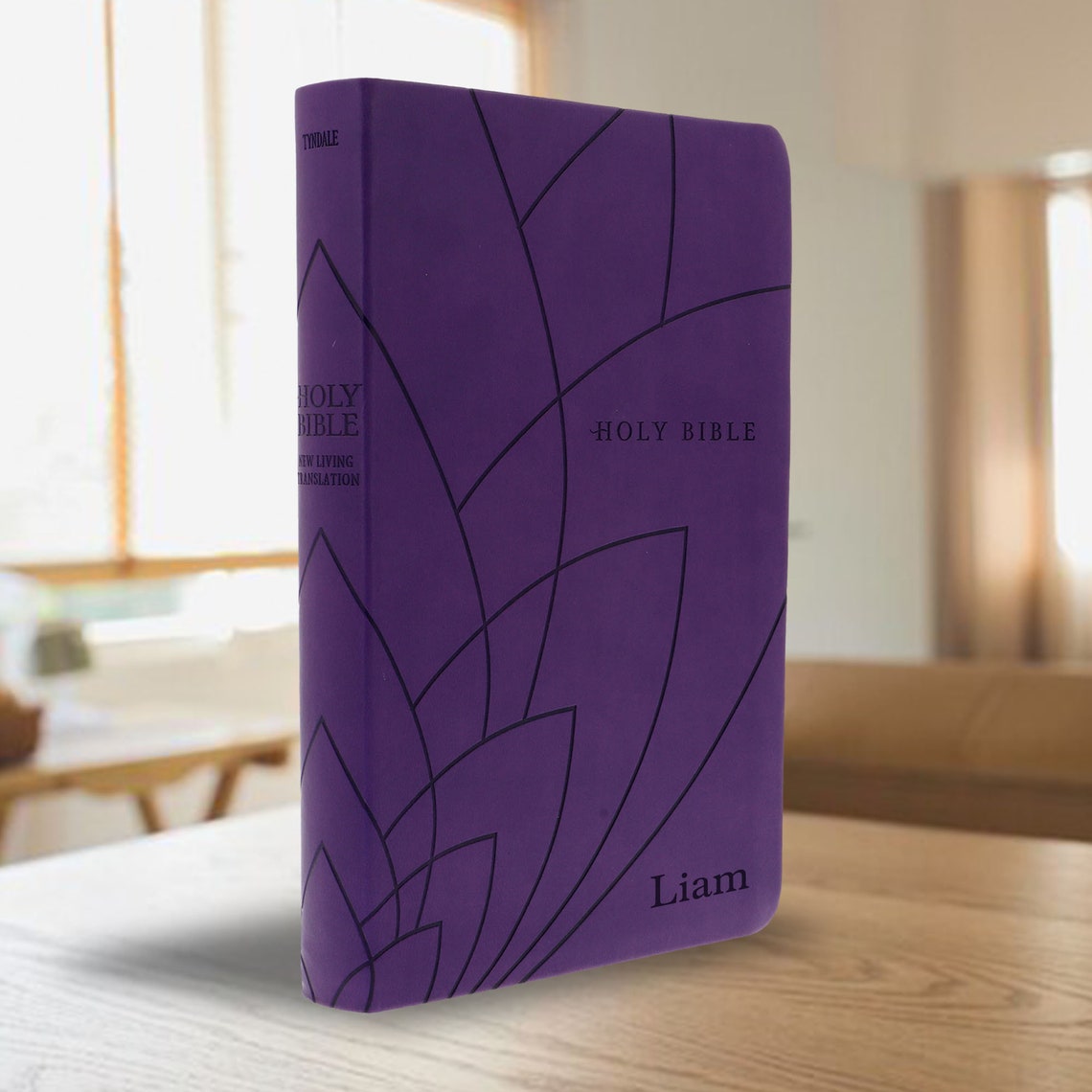 Personalized NLT Bible New Living Translation, Small Print Bible With