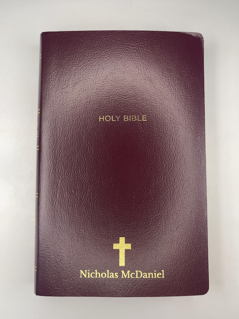 Personalized NKJV Bible New King James Version Faux Leather Holy Bible ...