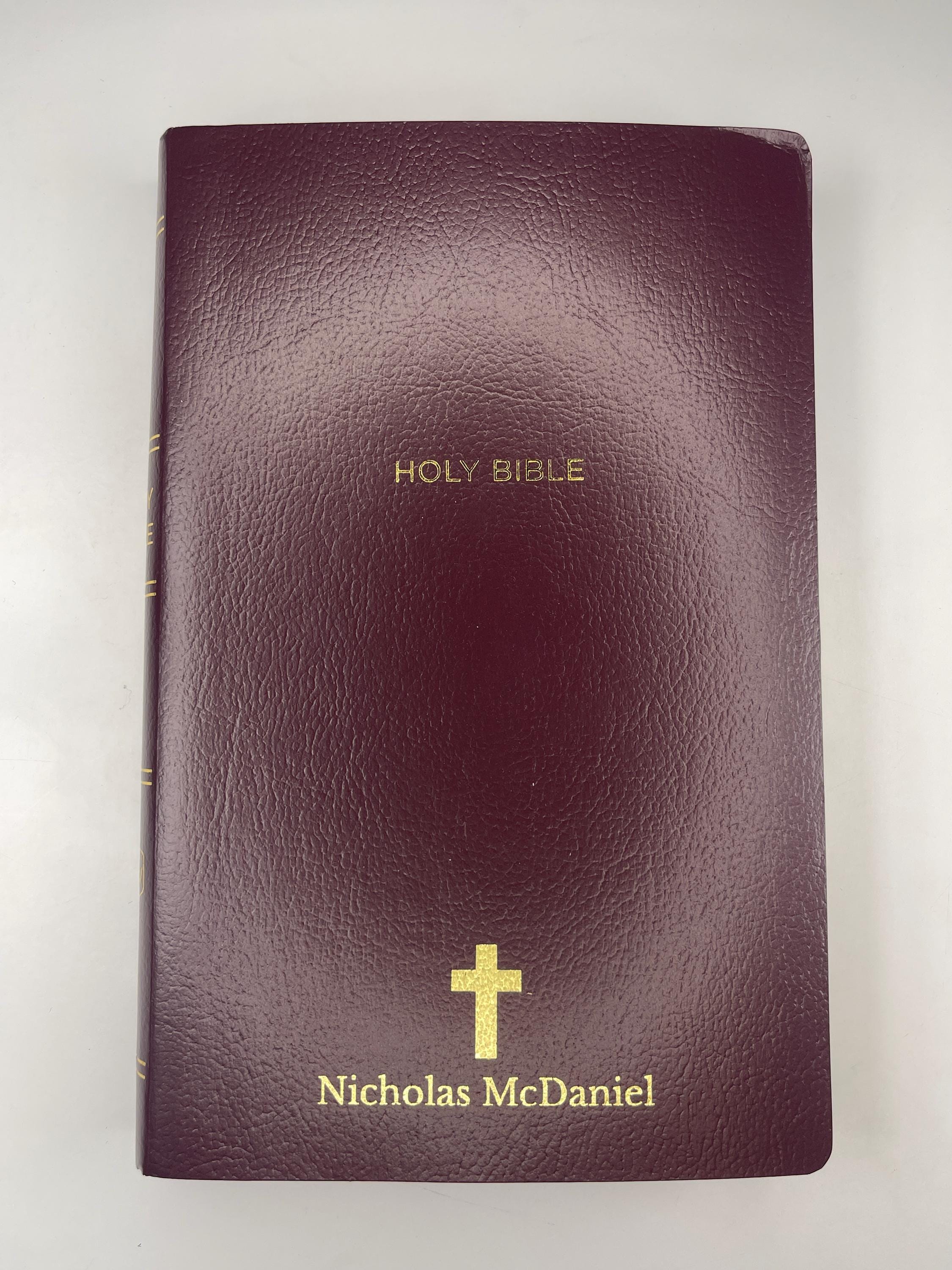 Personalized NKJV Bible New King James Version Faux Leather Holy Bible ...