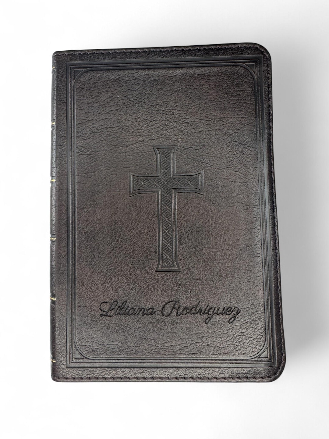 Personalized KJV Bible King James Version Custom Bible Cover Faux ...