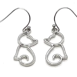 Silhouette Earrings - Etsy