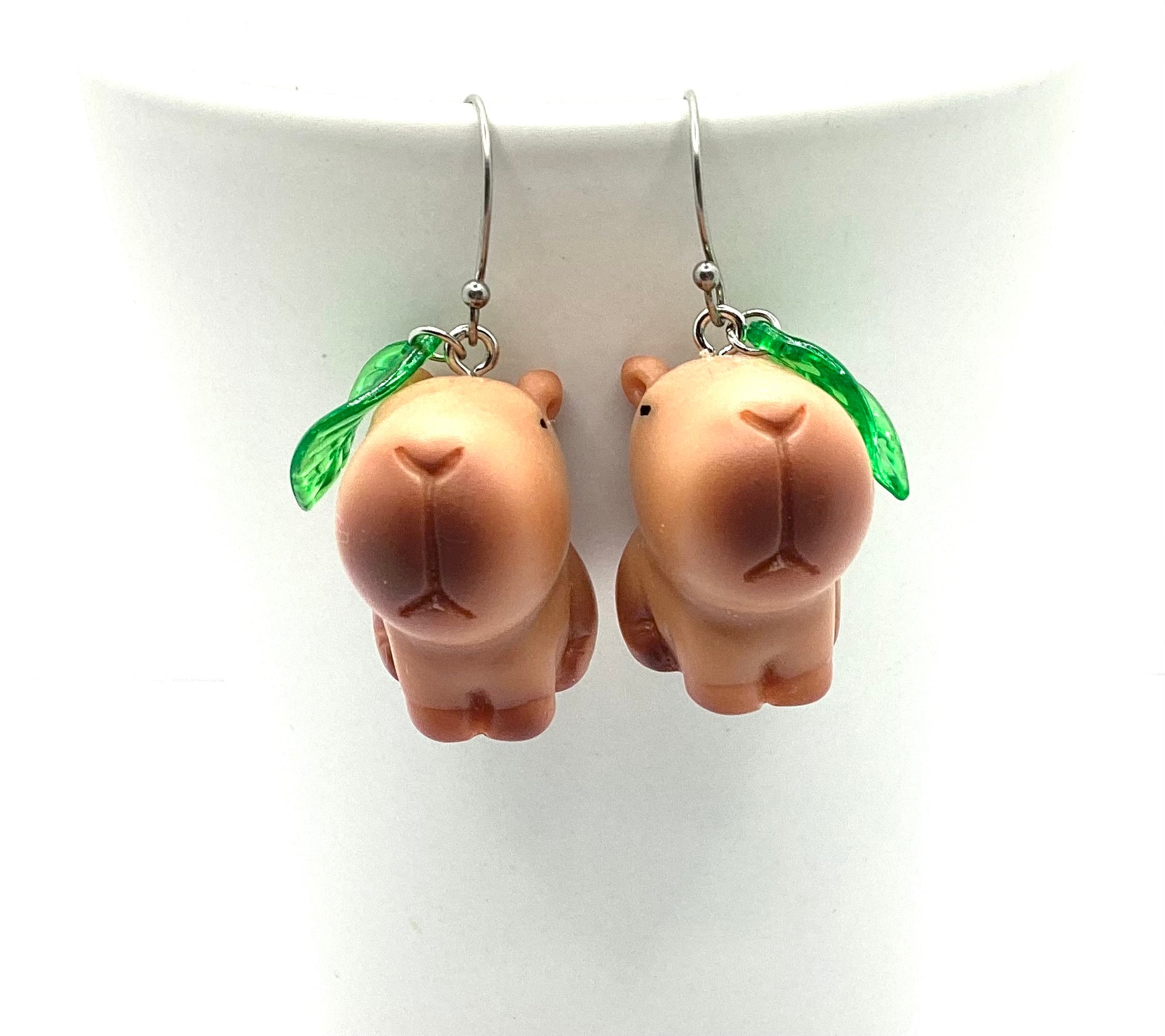 Capybara Earrings, Capybara Jewelry, Gift for Capybara Lover, Capybara Gift, Trendy Animal Jewelry, Trendy Earrings, Quirky Jewelry