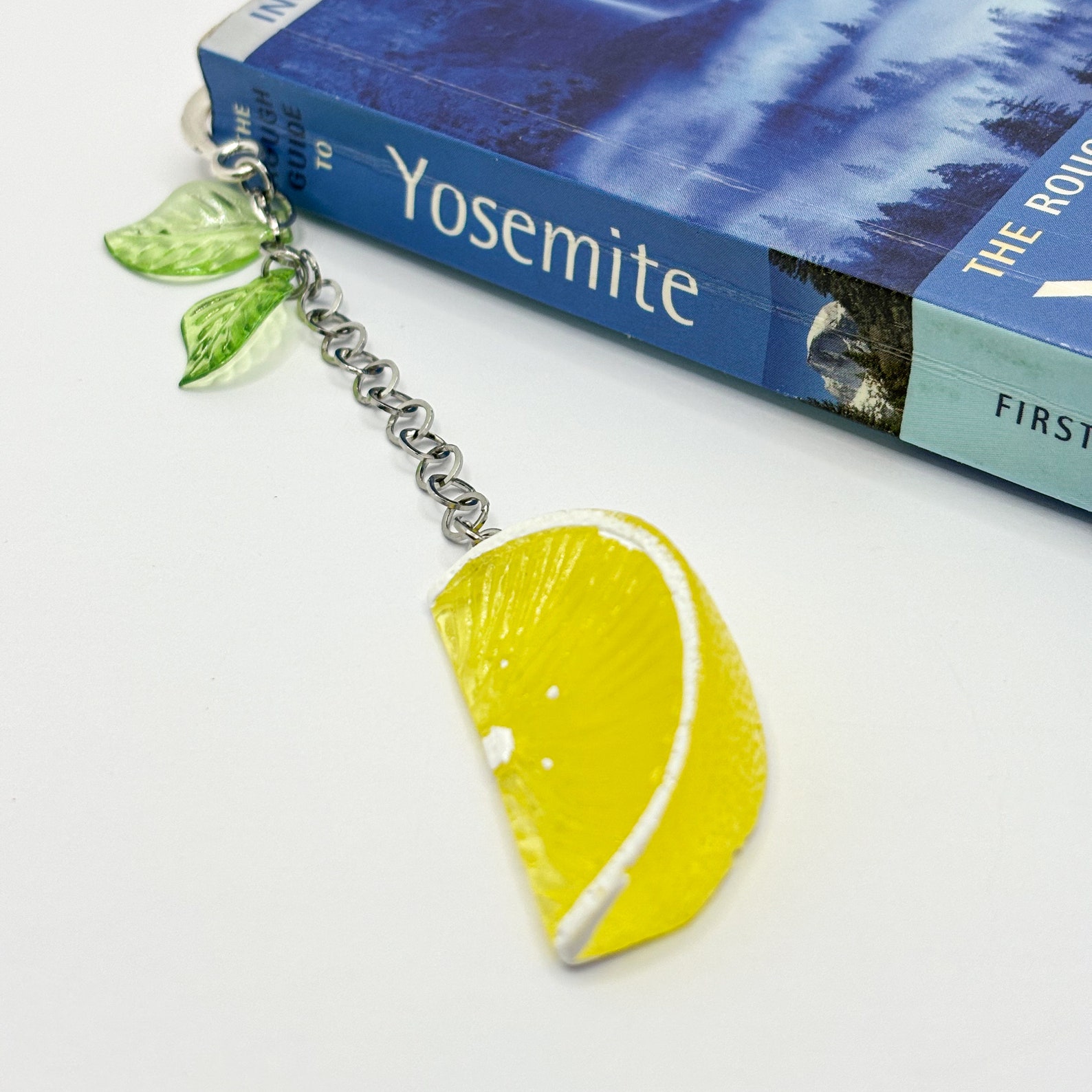 Lemon Bookmark, Book Hook, Fruit Bookmark, Book Accessory, Gift for ...