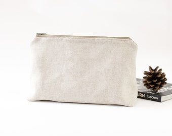 Linen Cotton Cosmetic Bag, Make-up Bag, Christmas Gift