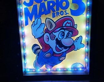Super mario 3D shadow box