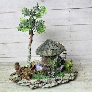 The Fairy House at Twig Hollow | Fairy Garden House | Miniature Fairy Garden | Fairy Garden Accessory
