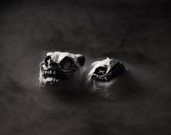 Mr Hunter and Mr Sharky &quot;Psycho killer v1&quot; Keycap for Mechanical Keyboars, Resin Wolf keycap.
