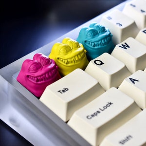 Mr Pepe &quot;CMYK Pigments&quot; thresome pack, Artisan keycap