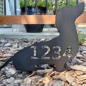 Custom Dachshund Address Sign