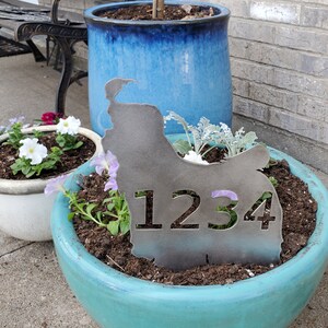 Maltese Address Sign: Custom Metal House Number, Dog Lover Gift